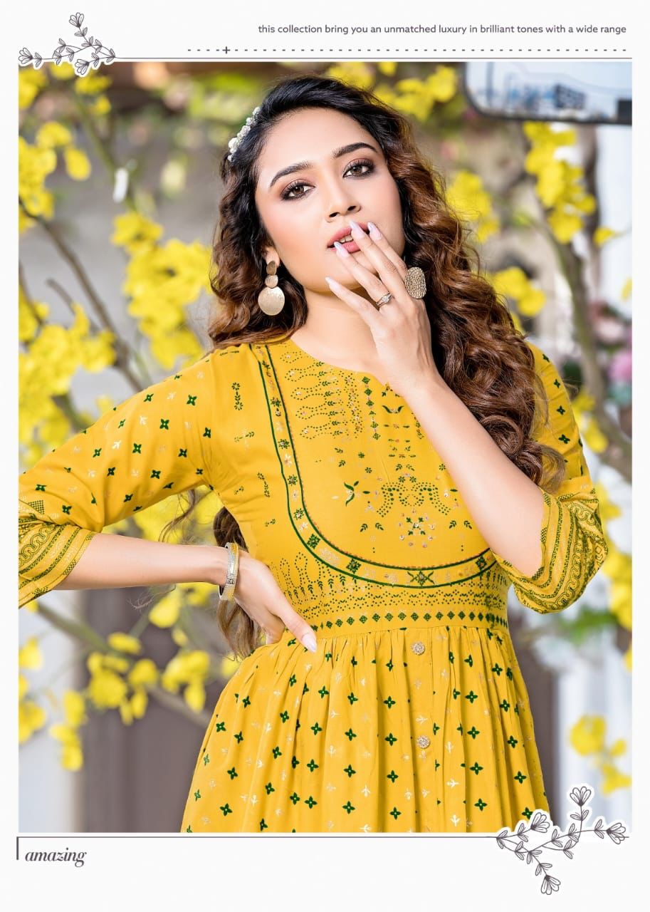 Sunrise Vol 2 By Hirwa Long Kurtis Catalog